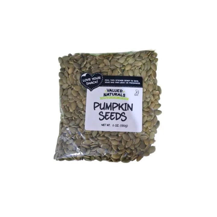 Value Naturals Pumpkin Seeds 6 oz./Semillas de calabaza de Value Naturals