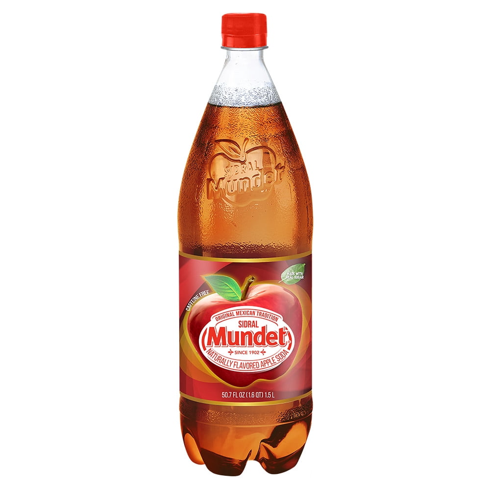 Sidral Mundet Original Apple Soda 50.7 oz. / 1.5 lt./