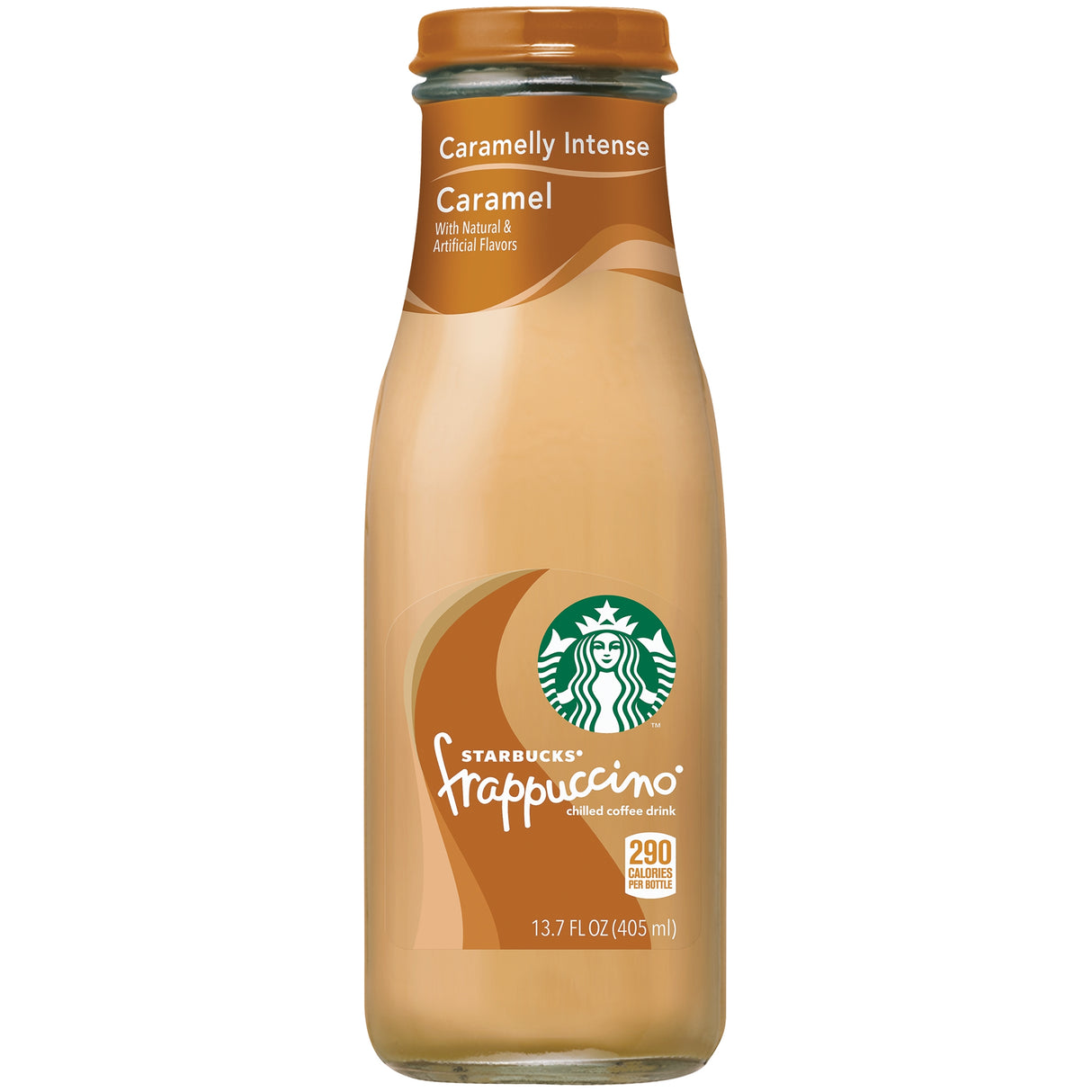Starbucks Frappuccino Caramel Coffee Drink 13.7 oz./Bebida de café con caramelo Frappuccino de Starbucks 