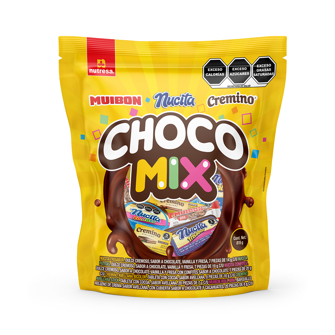 NUTRESA CHOCO MIX 815 grs. / NUTRESA VARIEDAD DE CHOCOLATES 815 Grs.