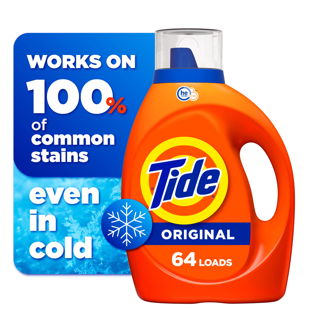 Tide Liquid Laundry Detergent, Original / Detergente líquido para ropa Tide, original 