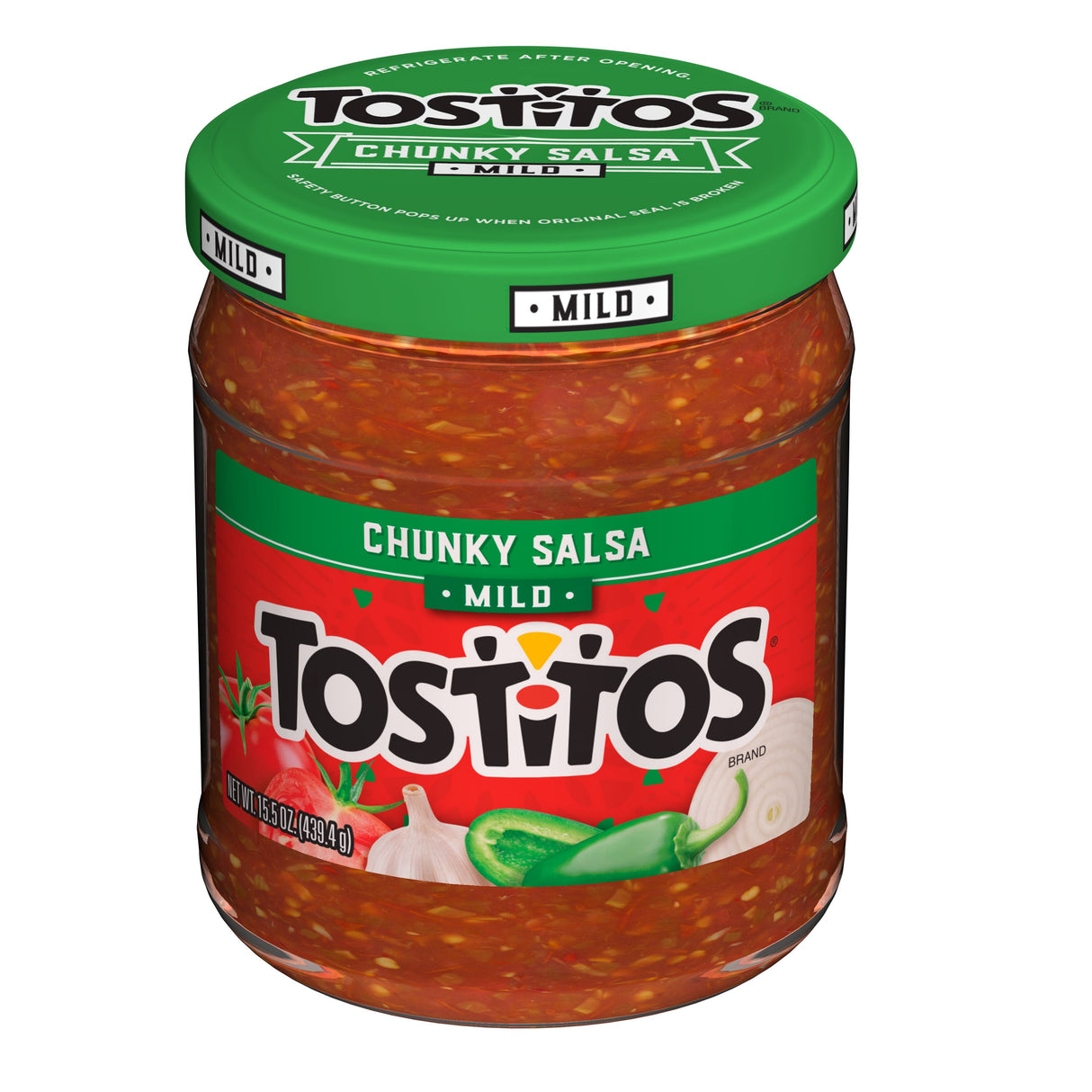 TOSTITOS SALSA SUAVE CON GRUPOS - 15.5 OZ/TOSTITOS SALSA SUAVE CON GRUPOS 