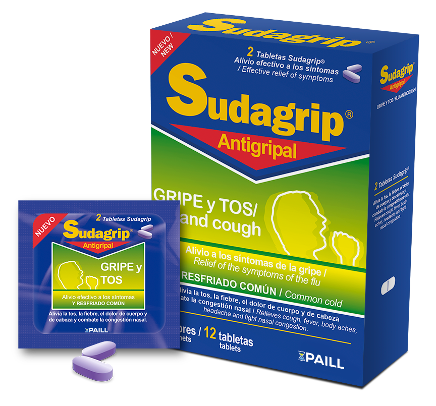Sudagrip AV Antigripal 2 ct./Sudagrip AV Antiflu 1 paquete