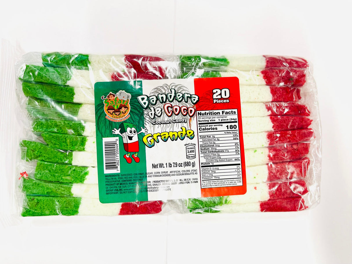 Safari Bandera De Coco Grande 675 gr./Safari Large Coconut Flag