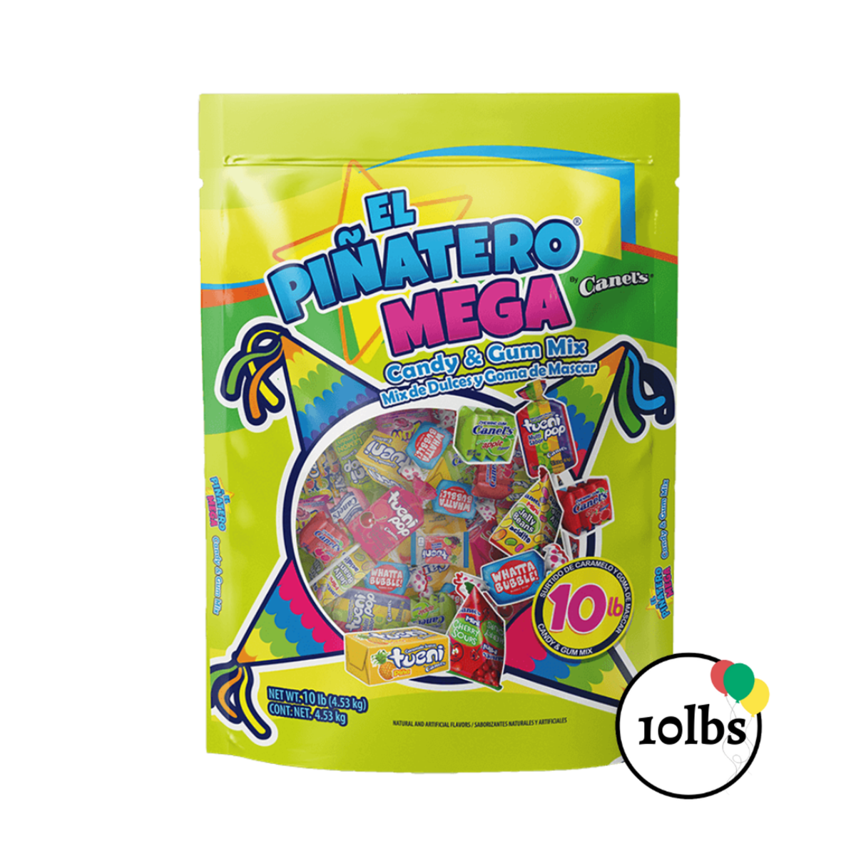 Canel's El Pinatero Mega Candy &amp; Gum Mix 10 lb./ Canel's El Pinatero Mega Mix de Dulces y Goma de Mascar 10 lb.