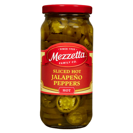 Mezzetta Sliced Hot Jalapeño Peppers  16 fl oz