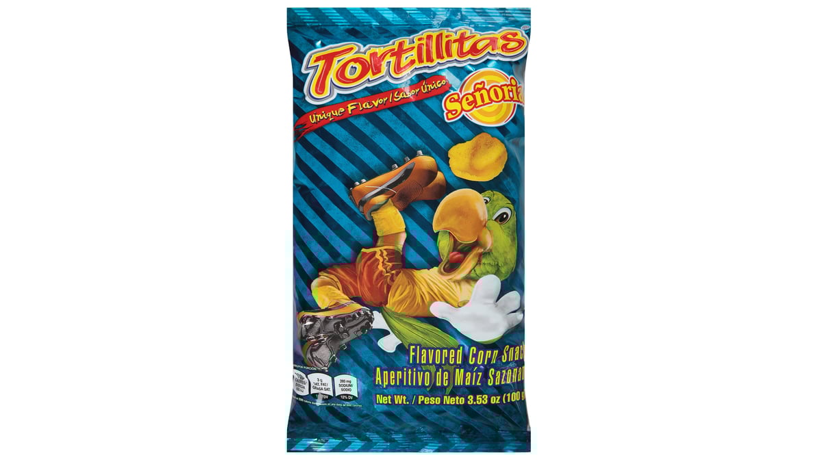 Senorial Sabor Unico Tortillitas /Flavored Corn Snack 3.53 oz.