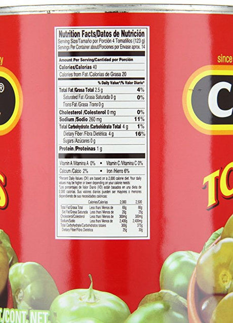 La Costena Green  Tomatillos, 28 Oz / La Costeña Tomatillos Verdes, 28 Oz