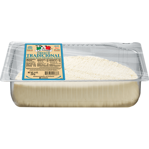 La Chona Queso Fresco Tradicional 14 oz./La Chona Traditional Fresh Cheese 14 oz.