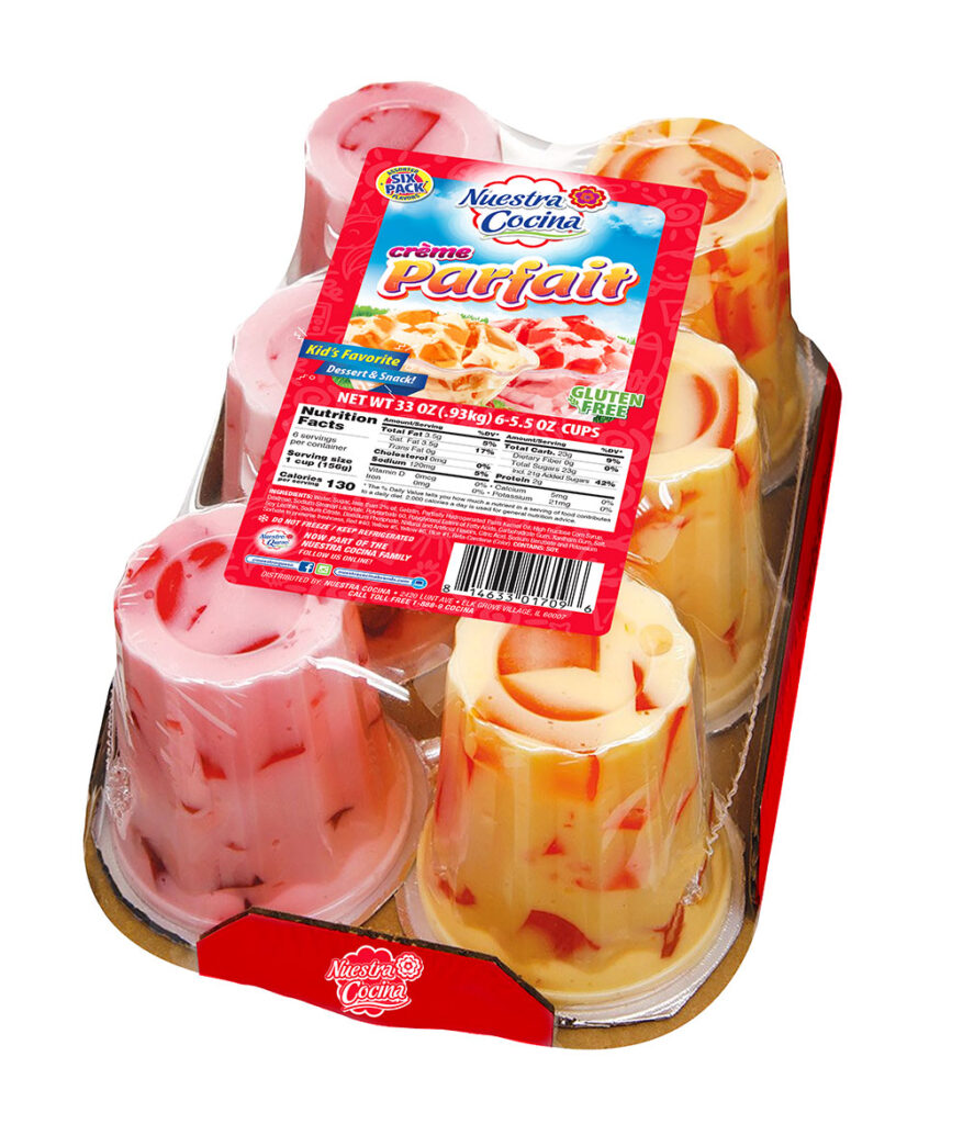 Nuestra Cocina Creme Parfait 6 pk./ 5.5 oz. / Nuestra Cocina Crema Parfait 6 pk./ 5.5 oz.
