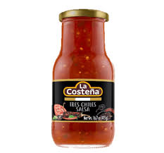 Salsa Tres Chiles La Costeña 16.7 oz.