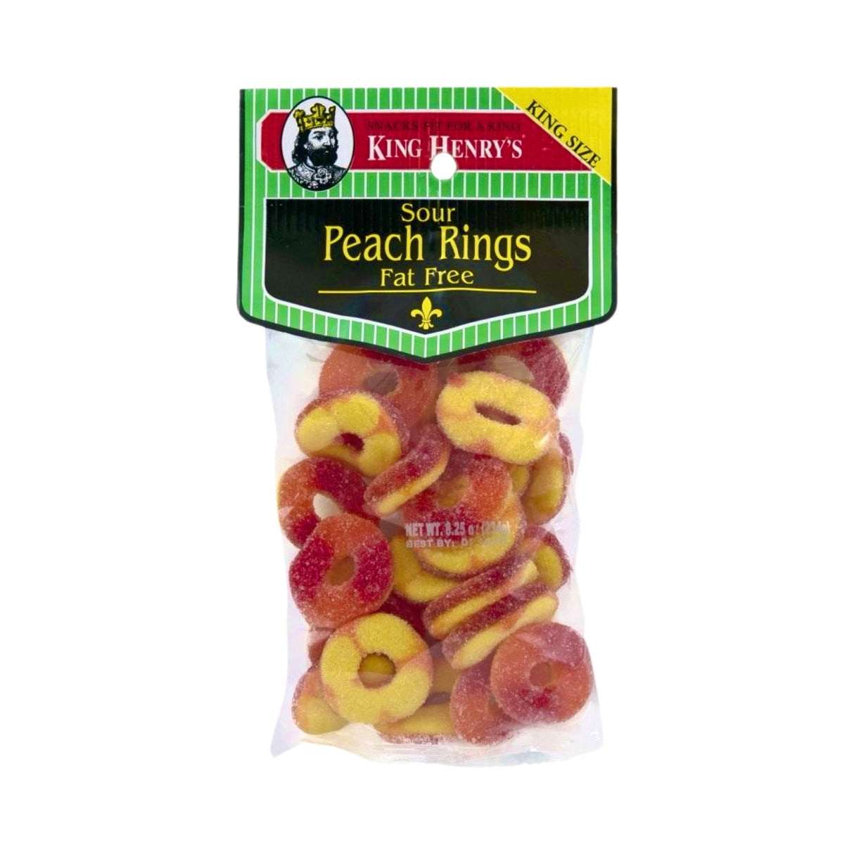 King Henry's Sour P Rings 8.25 oz./Anillos Sour P del Rey Henry 8.25 oz.