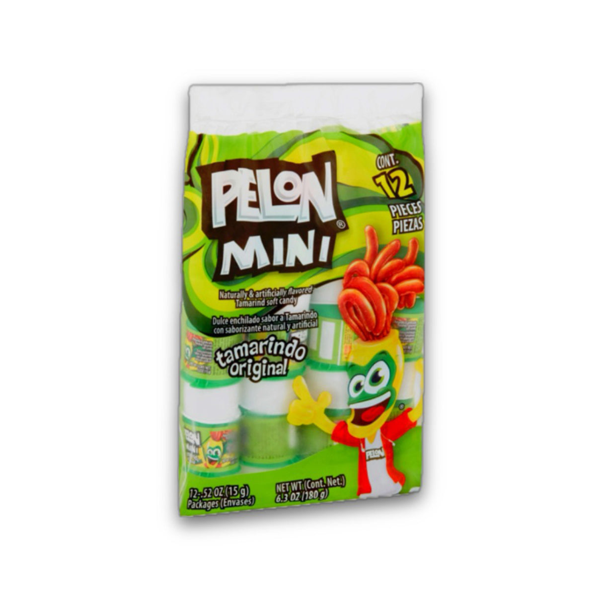 Pelón Mini (caramelo blando de tamarindo con chile) - 12 ct. - 6,3 onzas. / Pelón Mini (caramelo blando de tamarindo con chile) - 12 ct. - 6,3 onzas.