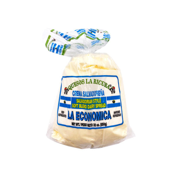 Quesos La Ricura Salvadorian Style Cream 30 oz. / 850 gr/Quesos Crema Estilo Salvadoreño La Ricura
