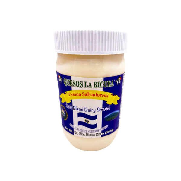 La Ricura Salvadorian Style Cream 14 oz. / 397 gr./La Ricura Crema Estilo Salvadoreña