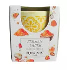 Regina Persian Amber Scented Candle/Vela perfumada de ámbar persa Regina