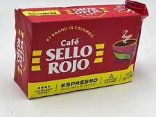 Sello Rojo Cafe Espresso 100% Colombian Dark Roast 10 oz.