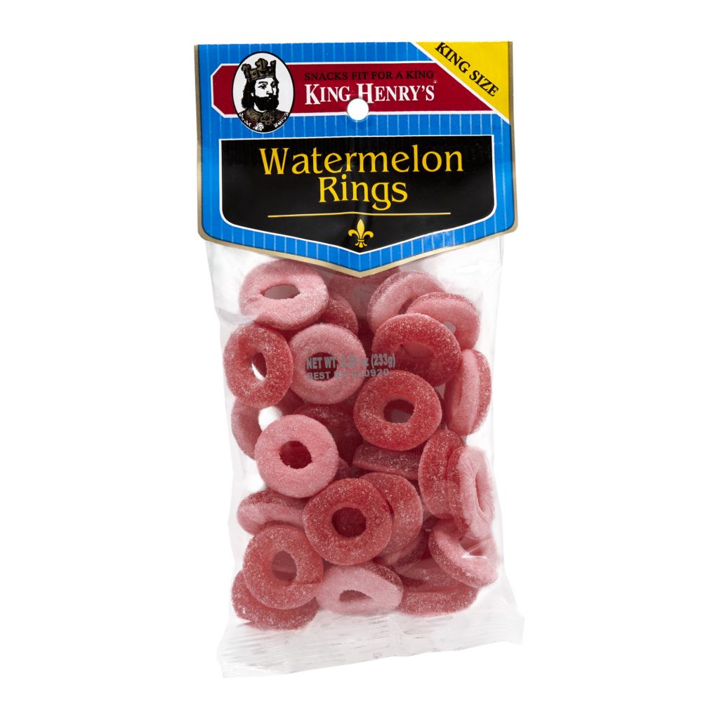 King Henry's Watermelon Rings/Anillos de sandía del rey Enrique